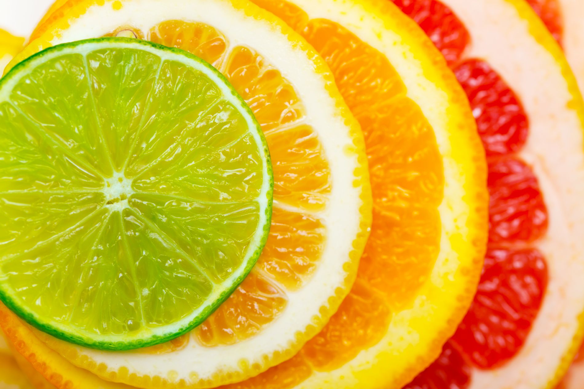 Cítricos: limón, mandarina, naranja, lima, pomelo